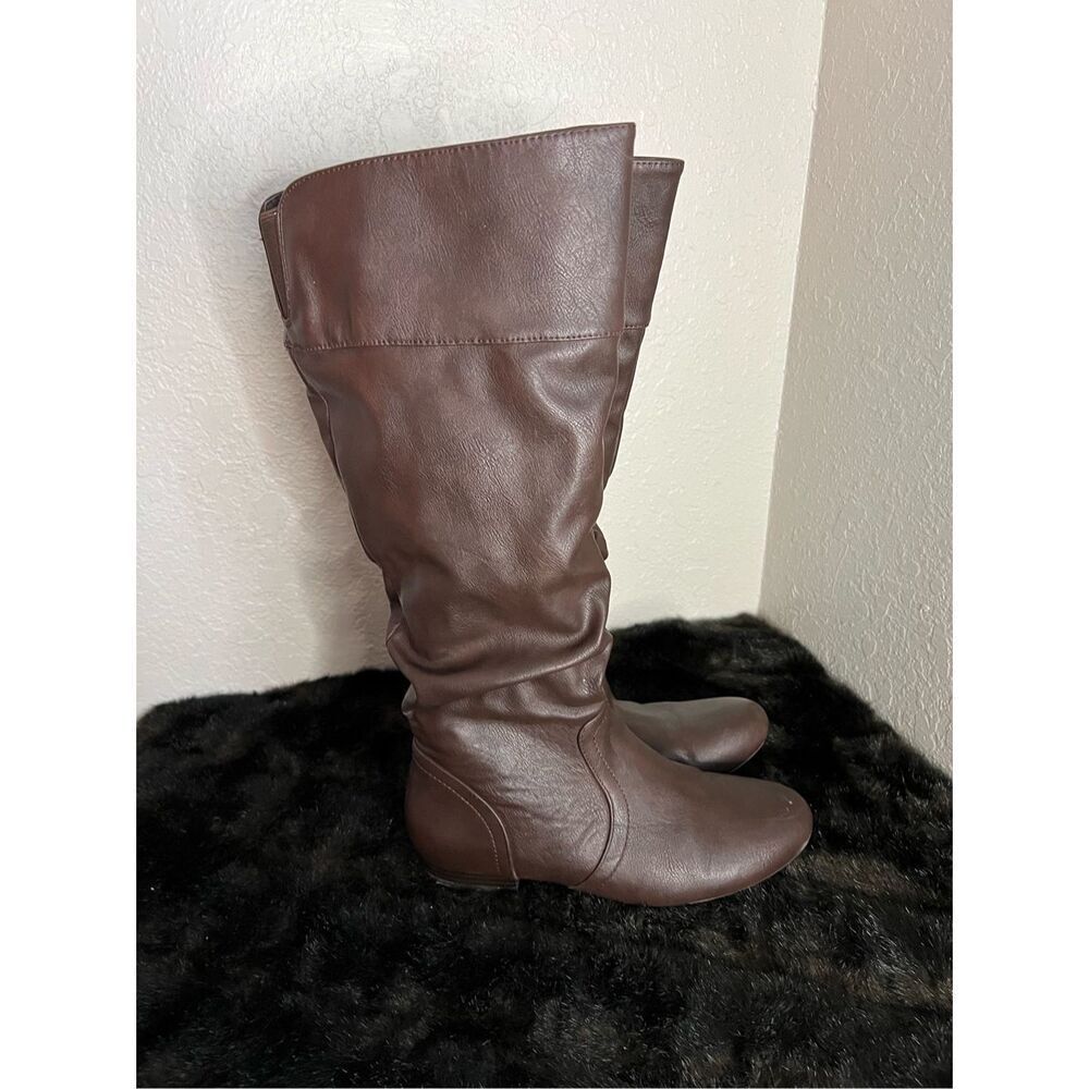 Dream pairs BURUDANI Women's Knee High Pull On Fall Weather Winter Boots 8